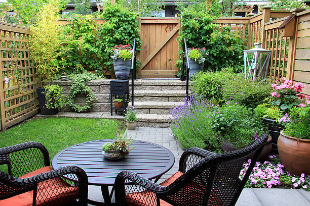 Small townhouse garden idea