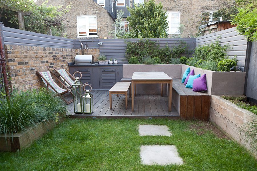 outdoor kitchen for small garden